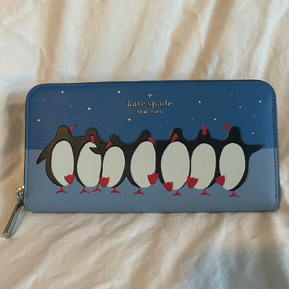 kate spade penguin wallet